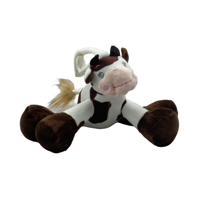 عروسک مدل گاو پولیشی آویز شو ارتفاع 15 سانتی متر