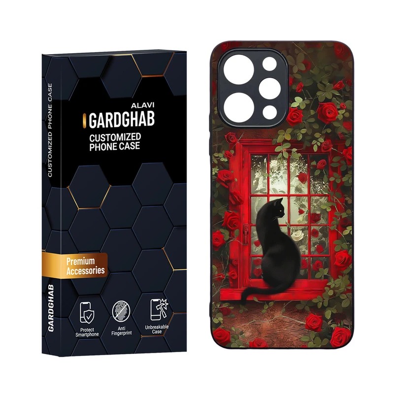 کاور گارد قاب مدل دورژله ای دخترانه مناسب برای گوشی موبایل شیائومی Redmi 12 4G / 5G