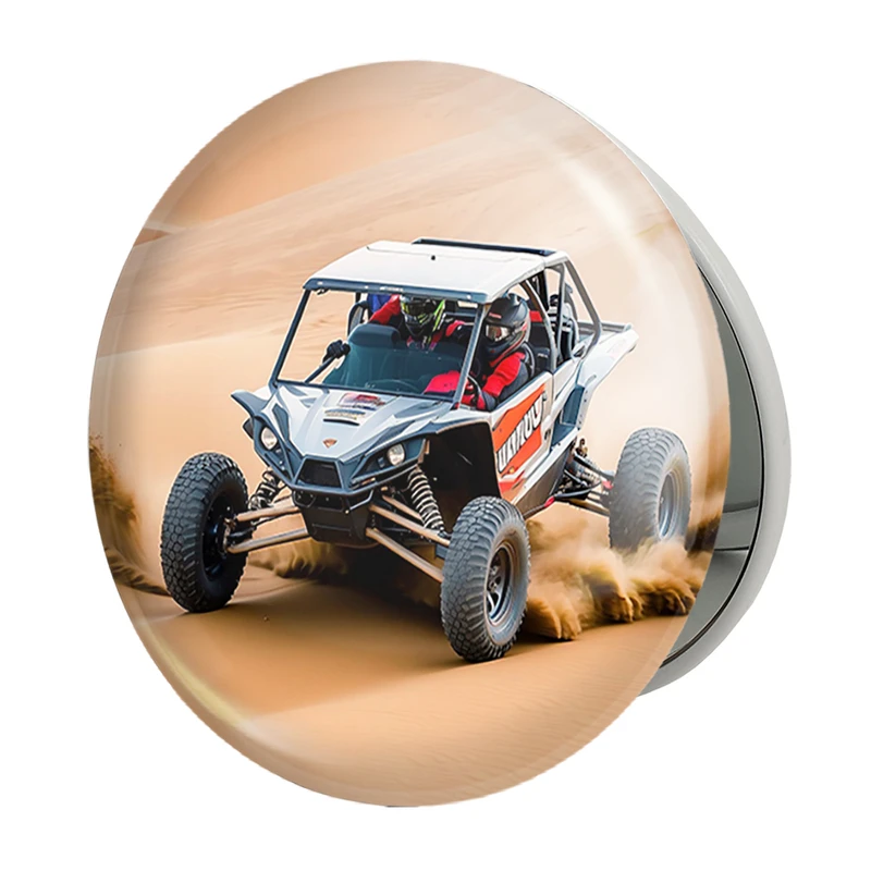 آینه جیبی خندالو طرح موتور چهار چرخ مدل تاشو کد 37103