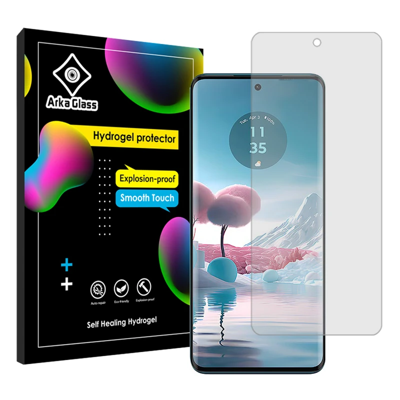 محافظ صفحه نمایش شفاف آرکا گلس مدل Tough مناسب برای گوشی موبایل موتورولا Edge 40 Neo