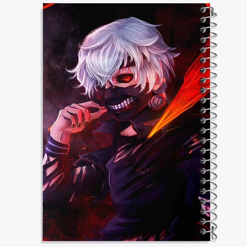 دفتر مشق 100 برگ خندالو طرح کانکی کن انیمه توکیو غول Tokyo Ghoul کد 11889