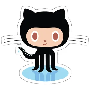 استیکر لپ تاپ مدل  Github octocat