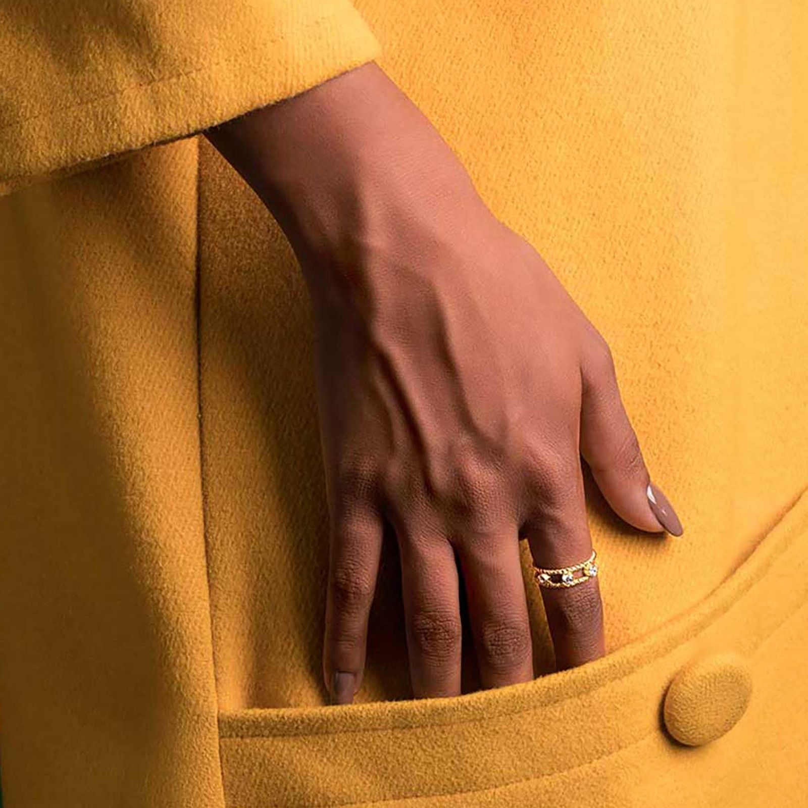 انگشتر طلا 18 عیار زنانه کیا گالری مدل AR517 - - 4