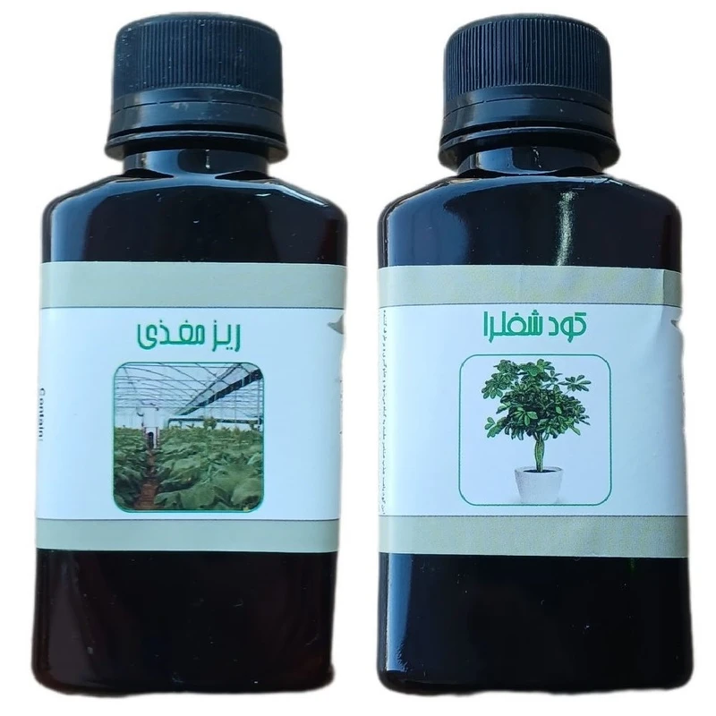 کود مایع شفلرا و ریز مغذی مدل life drop حجم 110 میلی لیتر بسته 2 عددی