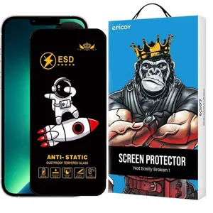 Epicoy Spaceship Glass Screen Protector For Apple iPhone 13 Pro Max/14 Plus