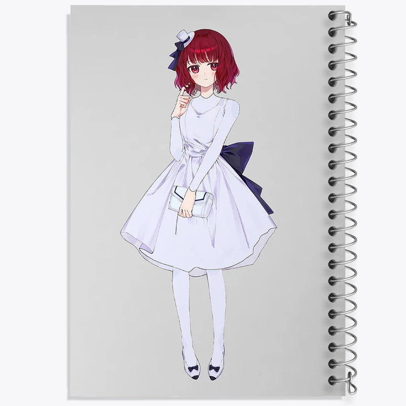 دفتر شطرنجی 50 برگ خندالو مدل کانا انیمه اوشی نو کو کد 31214