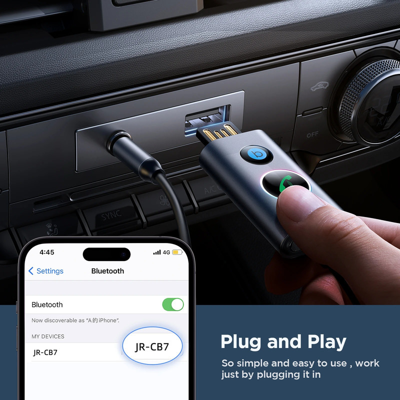 گیرنده بلوتوثی جوی روم مدل JR-CB7