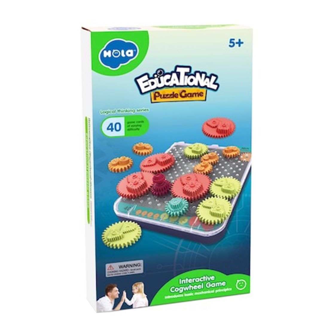بازی آموزشی هولا مدل Interactive Cogwheel Puzzle Game -  - 5