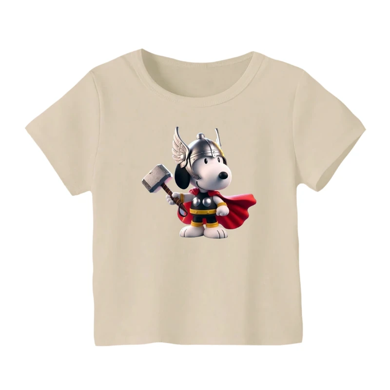 تی شرت آستین کوتاه بچگانه مدل اسنوپی کد ۸۸