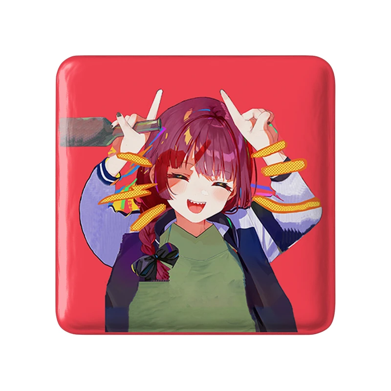 پیکسل خندالو طرح کیکوری انیمه بوچی راک مدل مربعی کد 31250