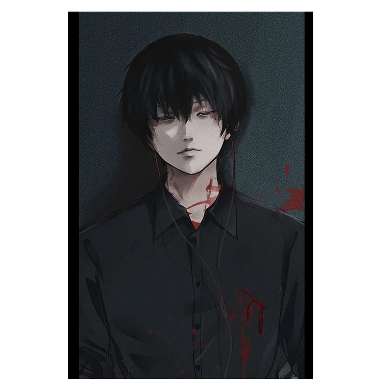 پوستر مدل کانکی Kaneki طرح انیمه توکیو غول Tokyo ghoul کد 530
