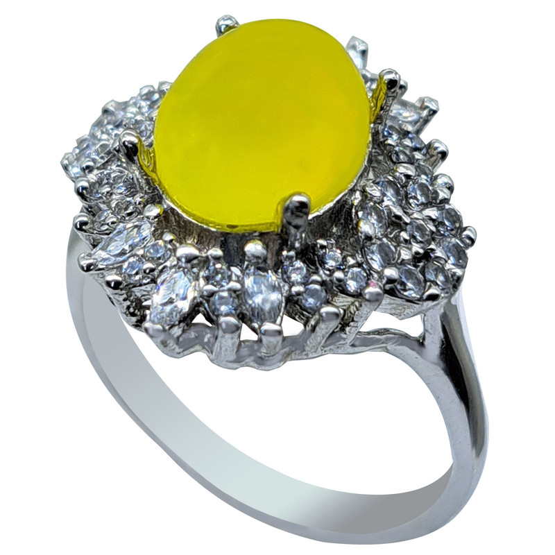 انگشتر نقره زنانه ملک زیور مدل عقیق شرف الشمس مارکیز کد 04