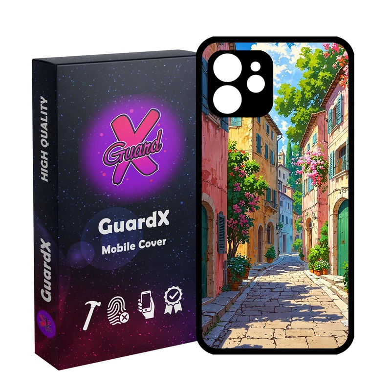 کاور گارد ایکس طرح کوچه مدل Glass10748 مناسب برای گوشی موبایل اپل iPhone 12