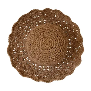 کلاه زنانه مدل کاغذی لبه دار 