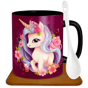 ماگ طرح اسب تک شاخ یونیکورن مدل S1005