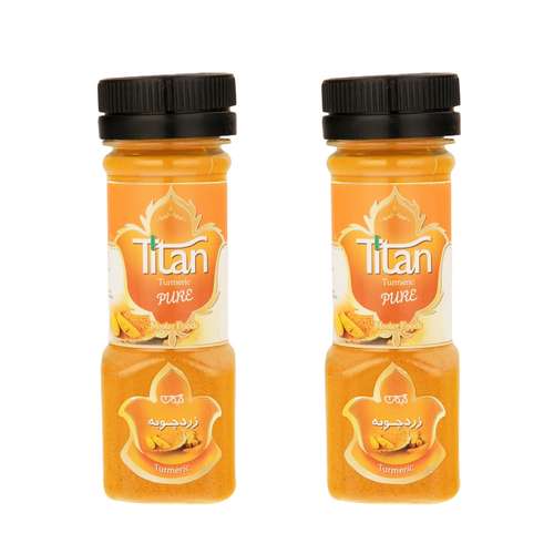 پودر زردچوبه تیتان - 80 گرم بسته 2 عددی