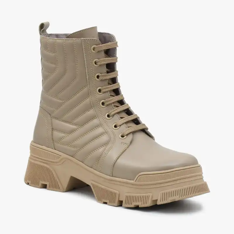 نیم بوت زنانه چرم تهران مدل U84V