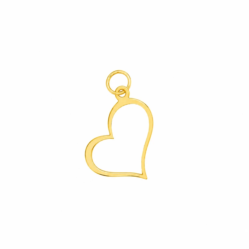 آویز گردنبند طلا 18 عیار زنانه مان گالری طرح قلب کد MD01-0030900