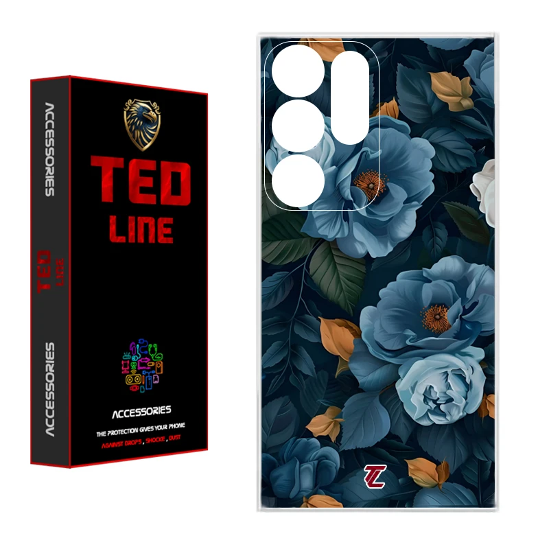 کاور تدلاین طرح گل کد 1227 مناسب برای گوشی موبایل سامسونگ Galaxy S25 Ultra