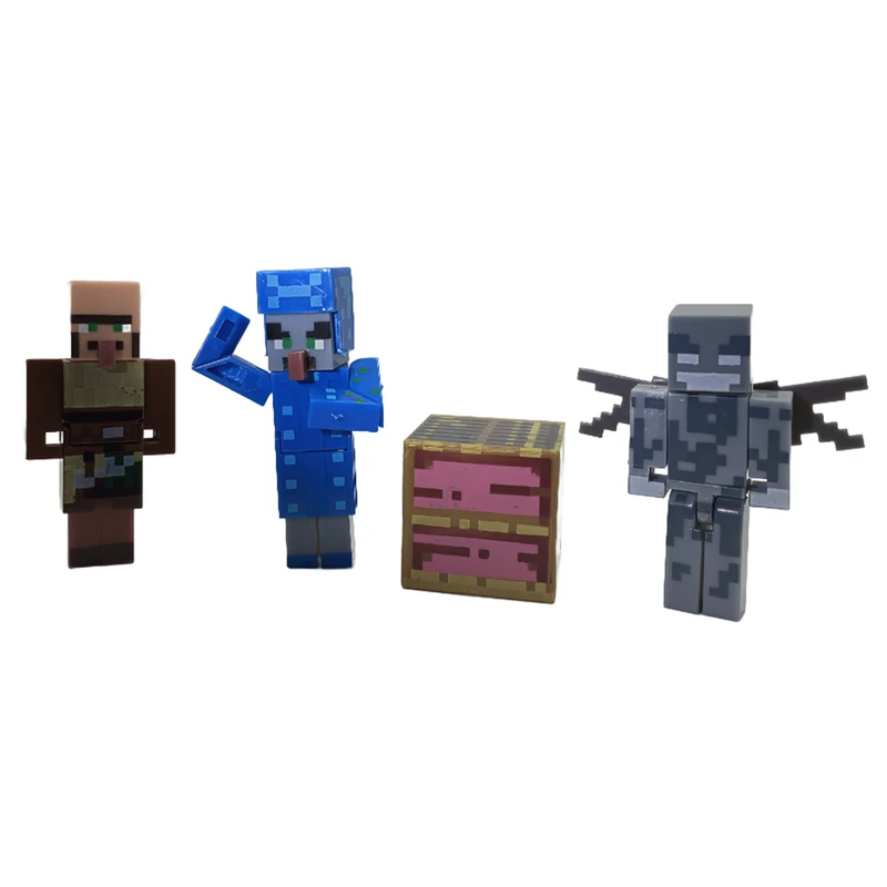 اکشن فیگور مدل ماینکرافت کد 981 ارتفاع 8 سانتی‌متر مجموعه 4 عددی
