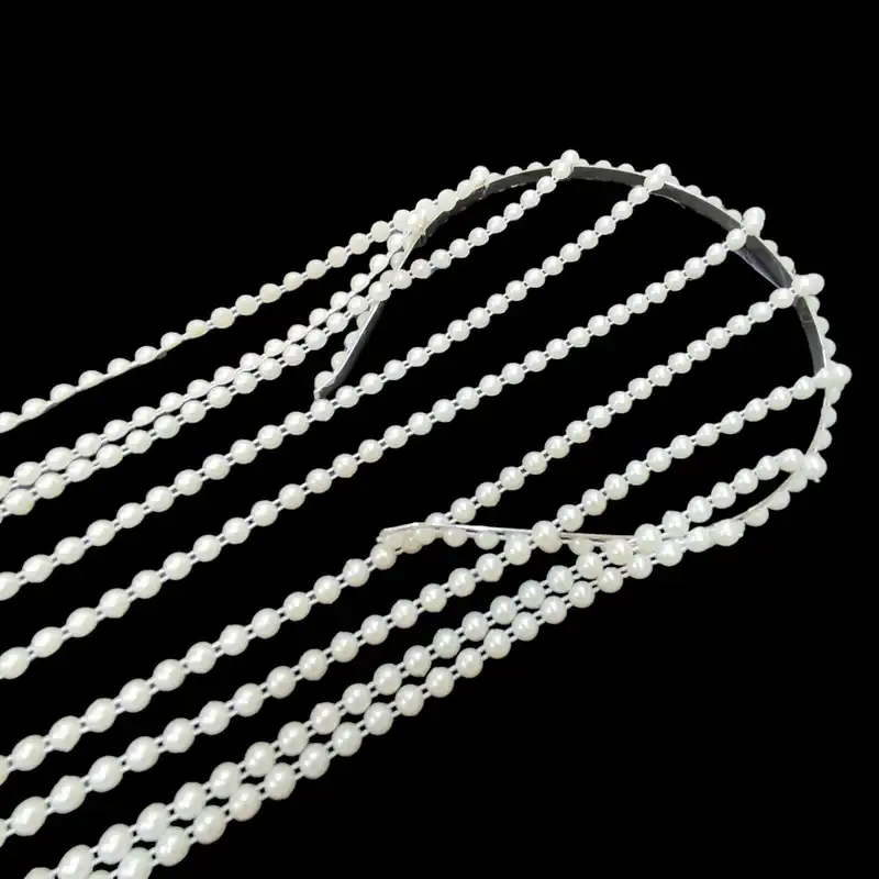 تل مو زنانه مدل آبشاری مرواریدی کد VS-AB01