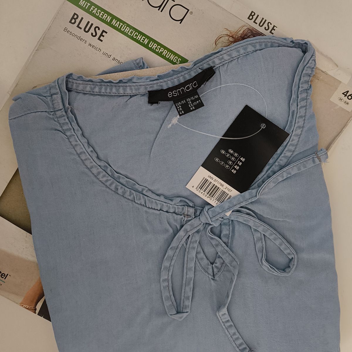 بلوز آستین کوتاه زنانه اسمارا مدل 18404319 -  - 4