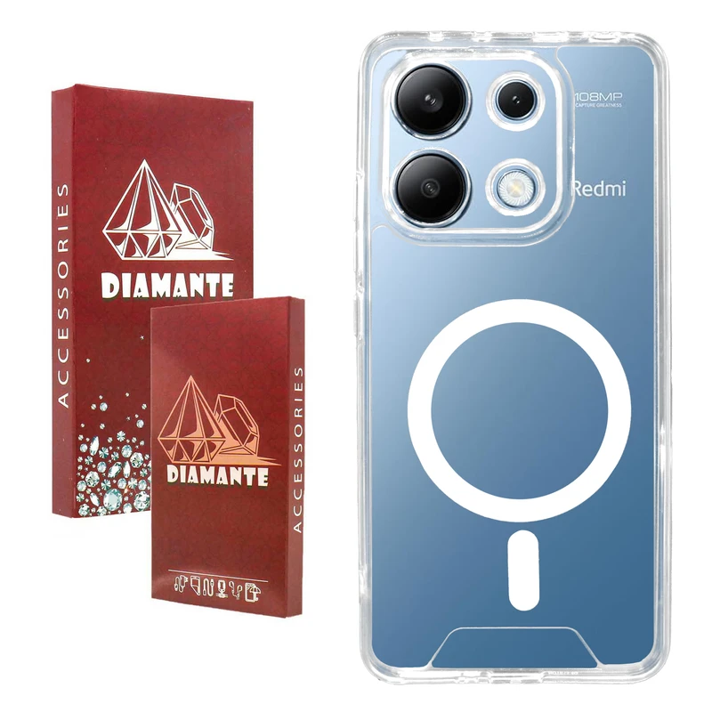 کاور دیامانته مدل Mac_safe Ros مناسب برای گوشی موبایل شیائومی Redmi Note 13 Pro 4G