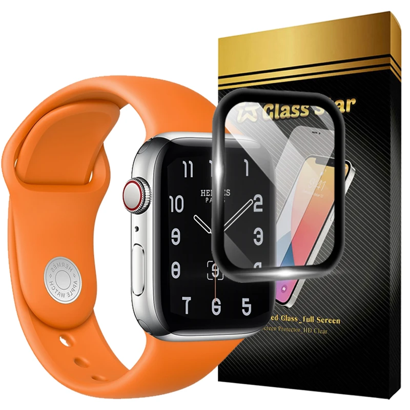 محافظ صفحه نمایش گلس استار مدل GWPM مناسب برای ساعت هوشمند اپل واچ Watch SE 3 40mm 