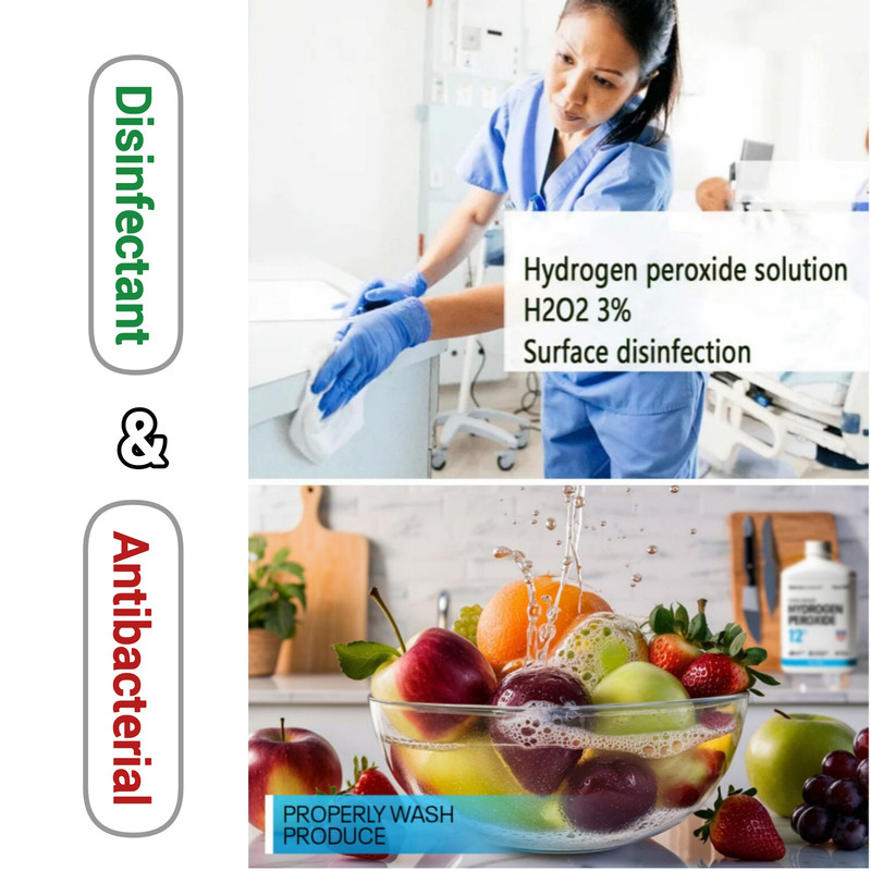 آب اکسیژنه ۳۵ درصد رفرنس کمیکالز مدل هیدروژن پراکسید حجم ۱۰۰۰ میلی لیتر