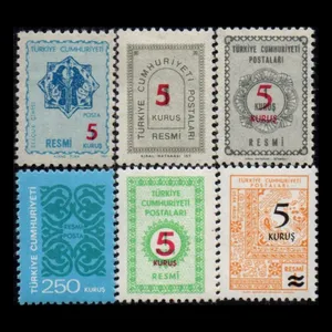 تمبر یادگاری مدل خارجی مجموعه 6 عددی 