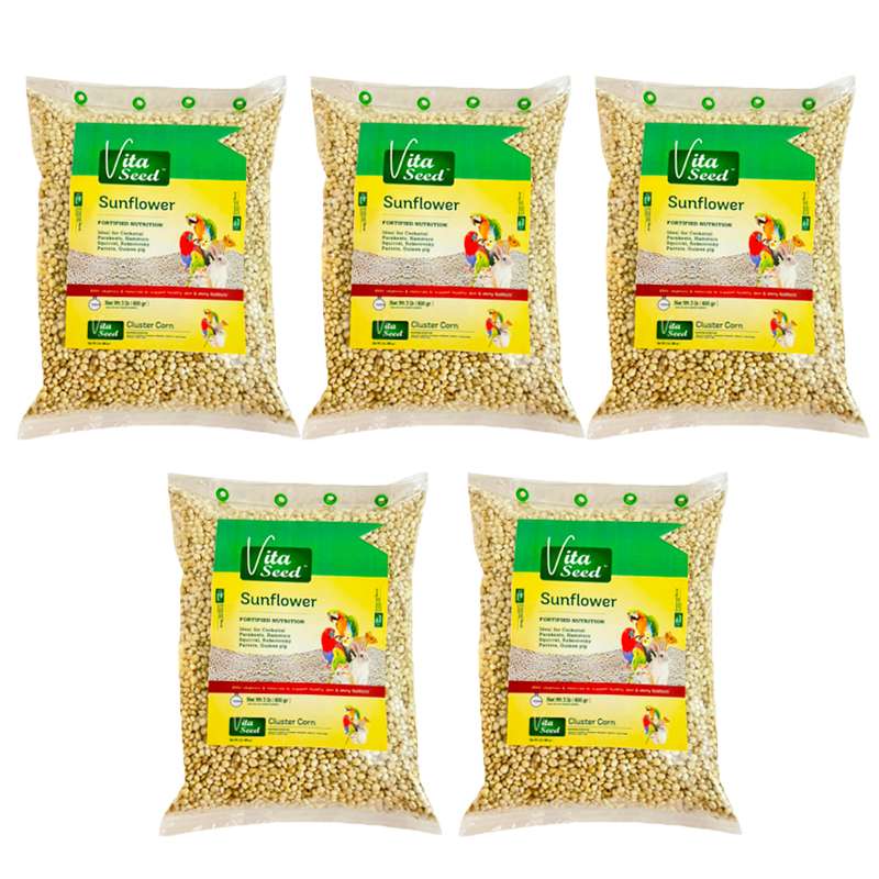 غذای پرندگان و جوندگان ویتاسید مدل ذرت خوشه ای وزن 600 گرم بسته 5 عددی