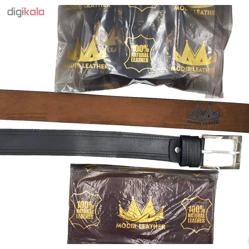 عکس شماره 3 : کمربند مردانه مدیر چرم مدل kmr4