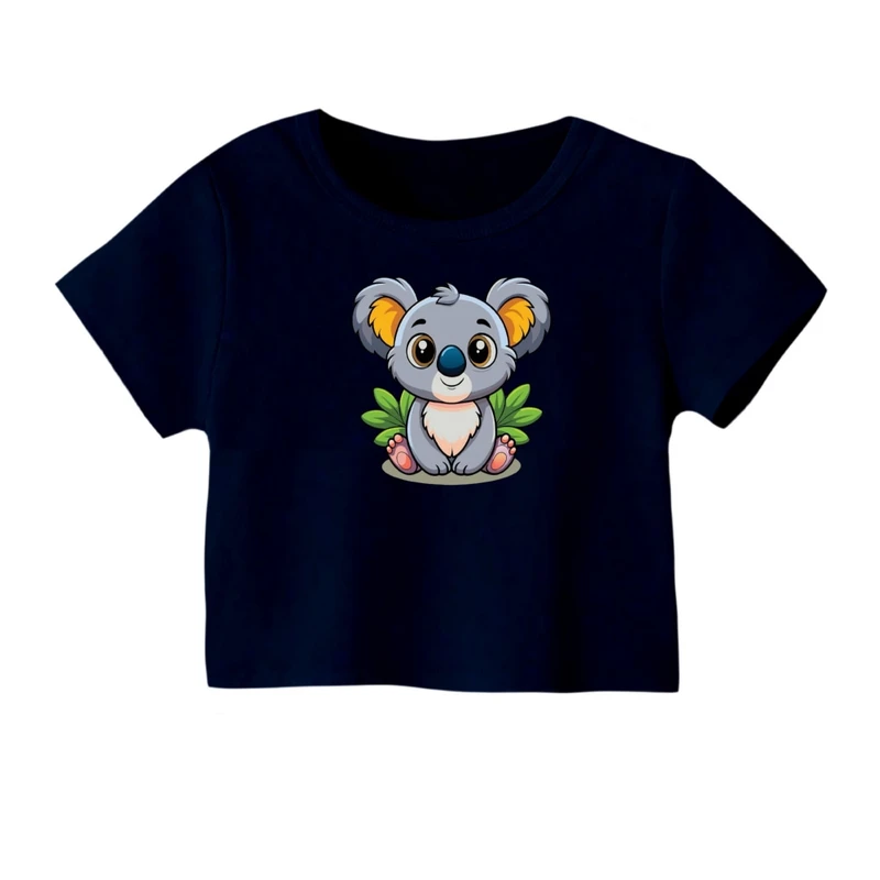 کراپ‌ تی‌شرت آستین کوتاه زنانه مدل کووالا کد 02