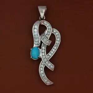 آویز گردنبند نقره زنانه سلین کالا مدل ce-pel53