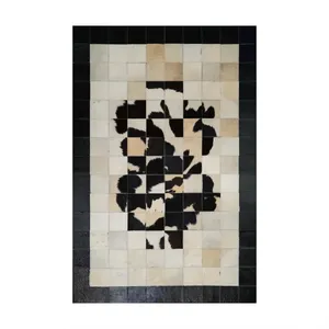 کلاژ فرش پوست و چرم کمالی مدل AD-00346