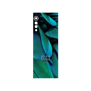 MAHOOT Green Feather Cover Sticker for LG Velvet 5G