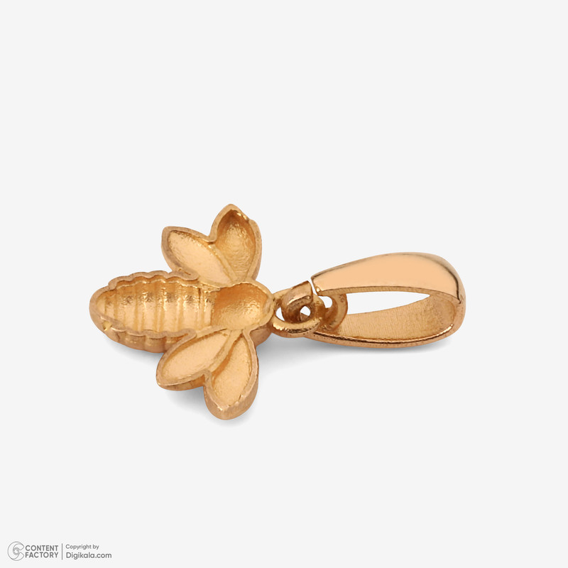 آویز گردنبند طلا 18 عیار زنانه مطیع ها طرح زنبور کد 391