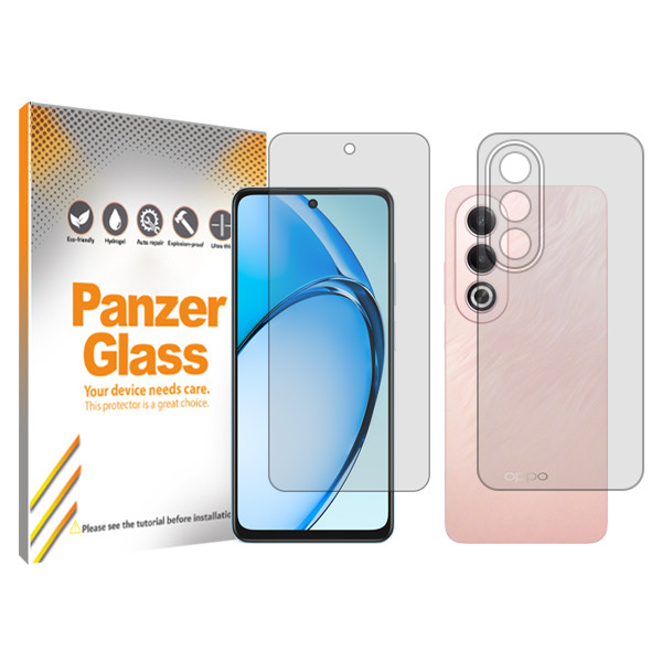 محافظ صفحه نمایش شفاف پنزر گلس مدل Resistant‌ مناسب برای گوشی موبایل اوپو   A3x China به همراه محافظ پشت گوشی