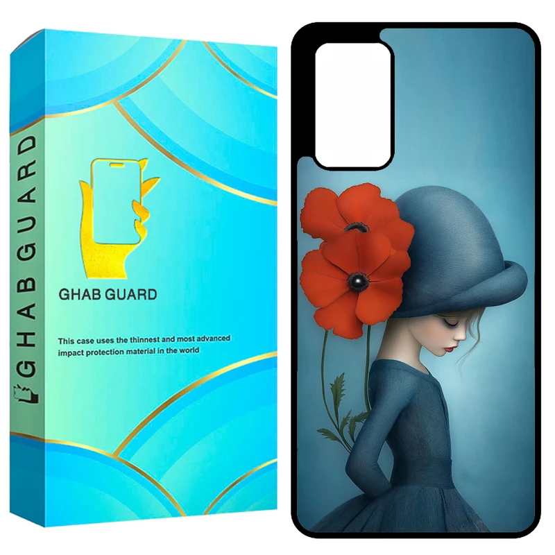 کاور قاب گارد طرح دختر مدل GCHPA72 مناسب برای گوشی موبایل سامسونگ Galaxy A72 4G