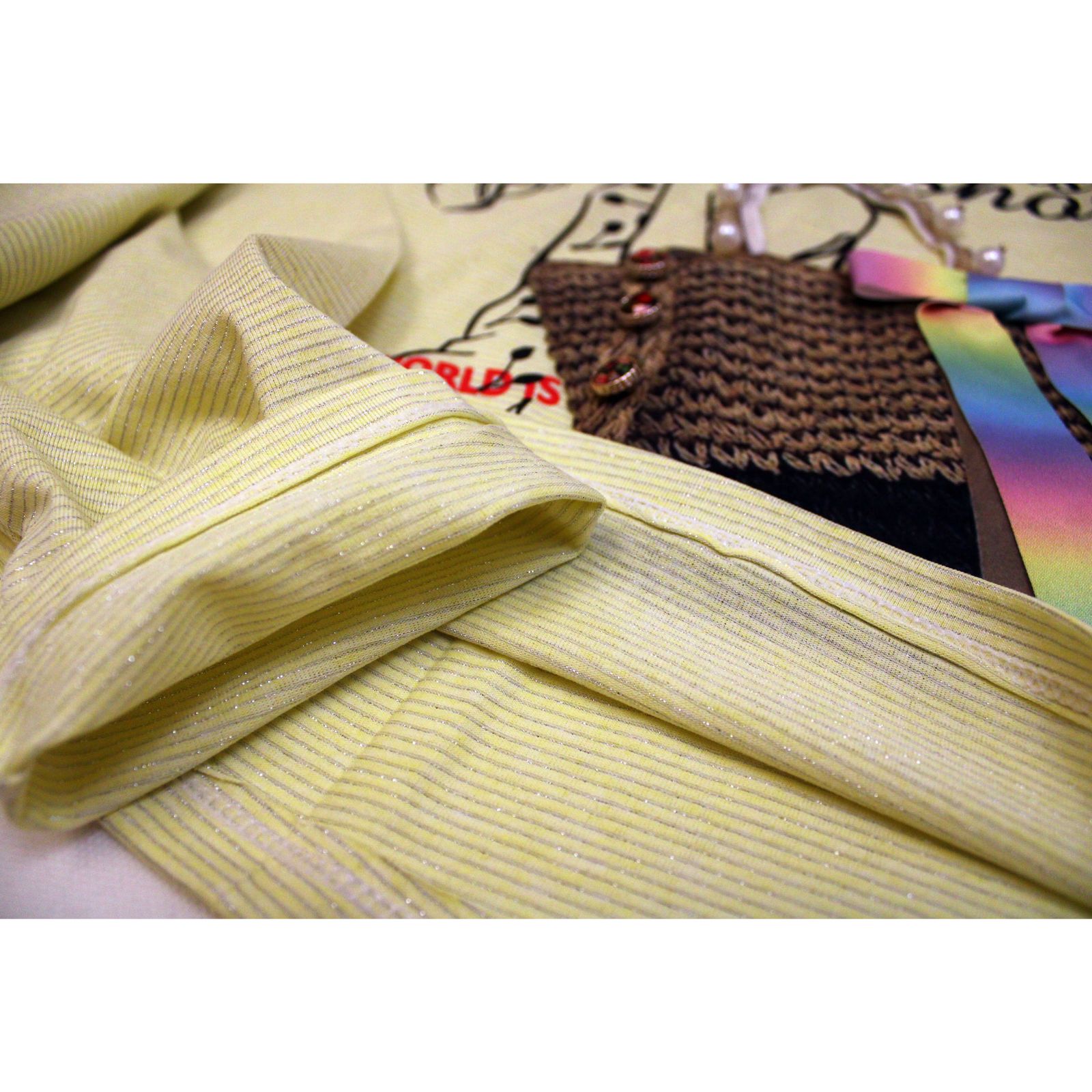 ست تی شرت و شلوارک دخترانه بانالی مدل هیلاری کد 3554 -  - 5