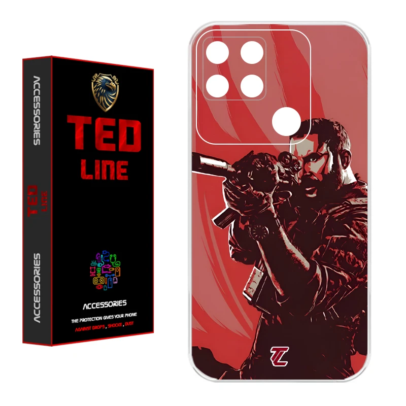 کاور تدلاین طرح کاپیتان پرایس کد 1212 مناسب برای گوشی موبایل شیائومی Redmi 10A / 9C