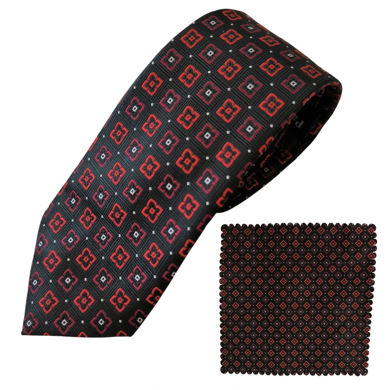 ست کراوات و دستمال جیب مردانه هکس ایران مدل KT-254