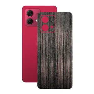 Remax cover sticker Leth model wood design suitable for Motorola Moto G84 mobile phone