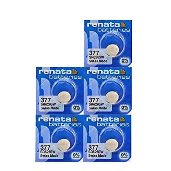 باتری ساعت رناتا مدل SR626SW بسته 5 عددی