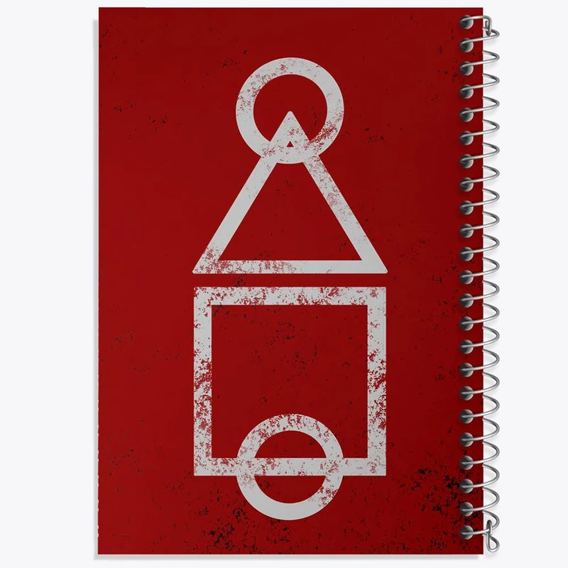 دفتر شطرنجی 50 برگ خندالو طرح بازی مرکب Squid Game کد 10813