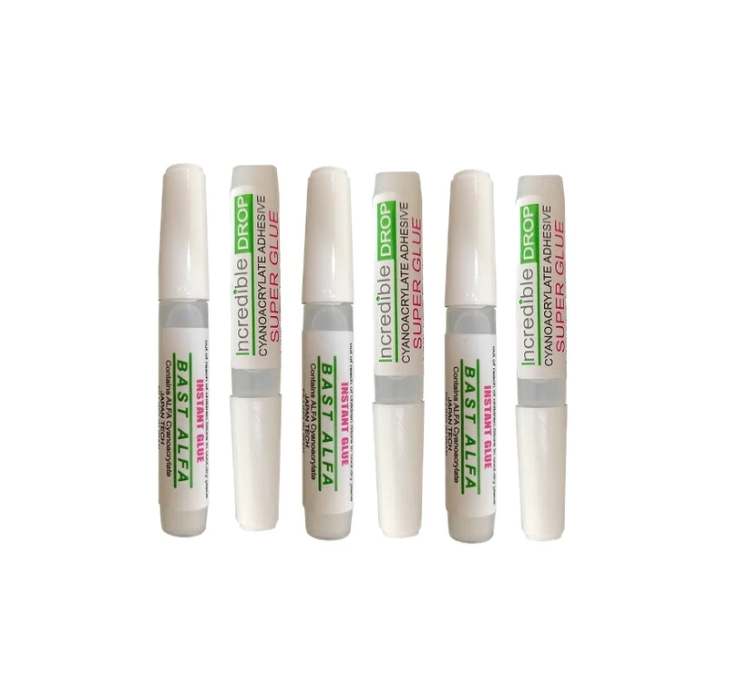 چسب قطره ای آلفا باست مدل Instant Glue حجم 3 میلی لیتر بسته 6 عددی