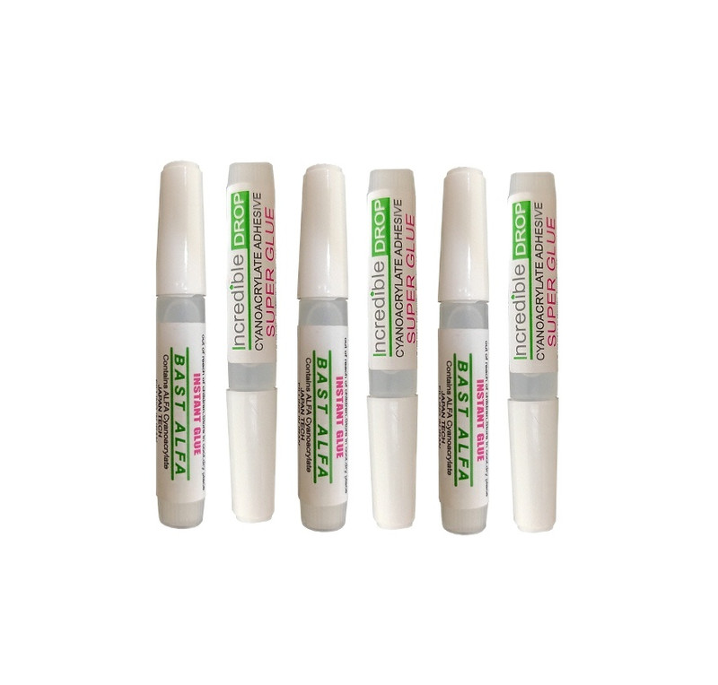 چسب قطره ای آلفا باست مدل Instant Glue حجم 3 میلی لیتر بسته 6 عددی چسب قطره ای آلفا باست مدل Instant Glue حجم 3 میلی لیتر بسته 6 عددی