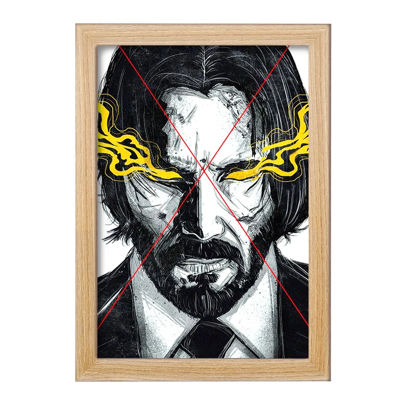 تابلو خندالو مدل جان ویک (John Wick) کد F1911