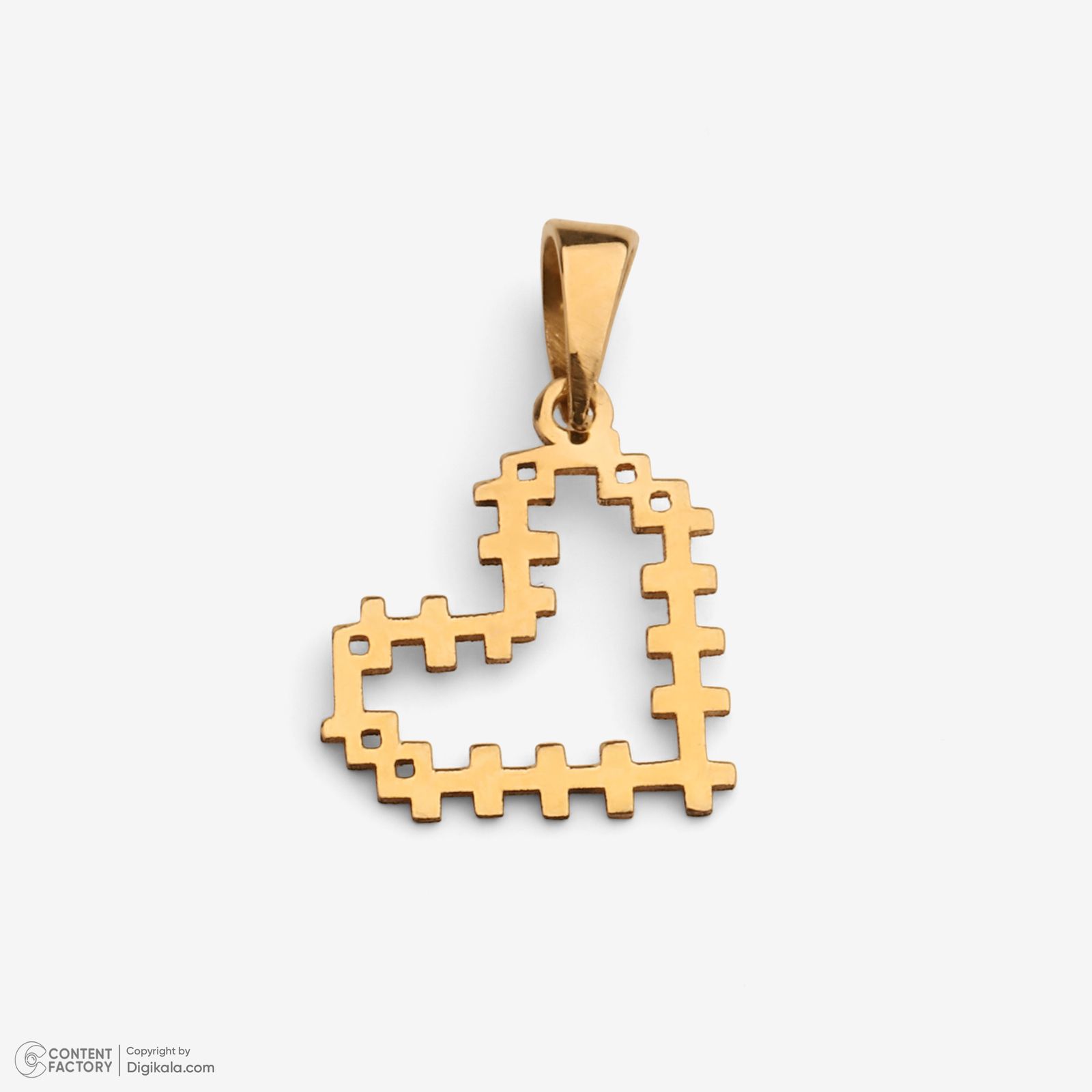 نیم ست طلا 18 عیار زنانه سایا گلد مدل قلبک ns7 -  - 7