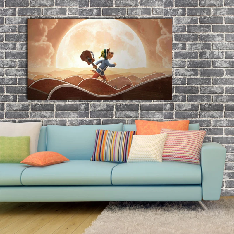 تابلو شاسی کودک مدل سگ آواز خوان کد 18